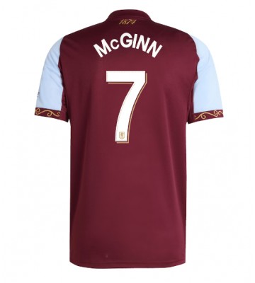 Aston Villa John McGinn #7 Hemmatröja 2025-26 Kortärmad